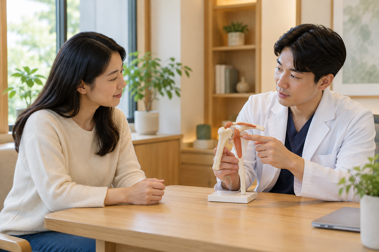 사천 어깨통증 한의원 — 어깨 상담에 관한 AI 설명용 이미지